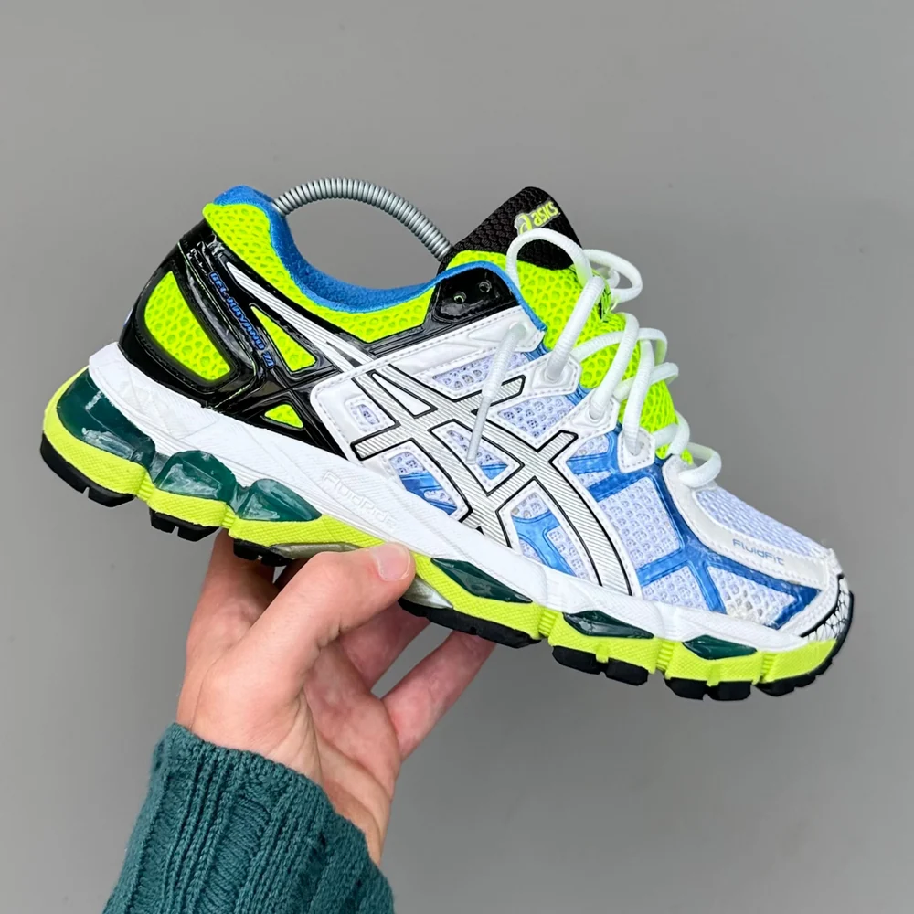 GEL Nimbus 16 — Blanc / Jaune fluo / Vert