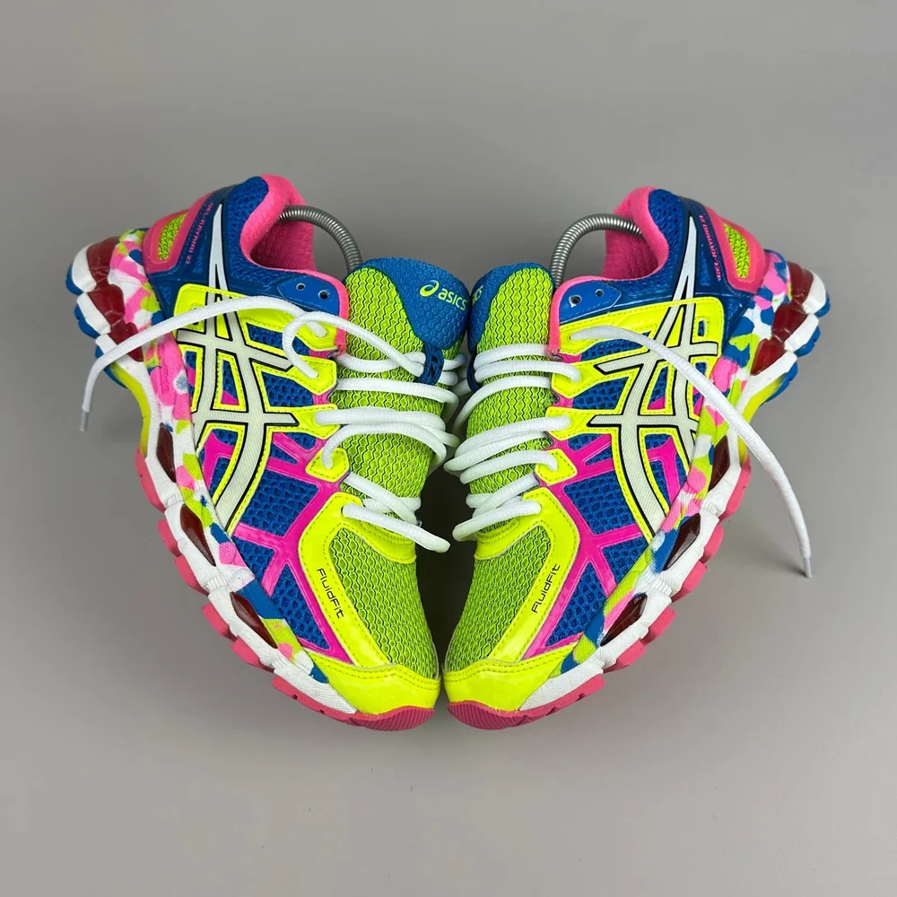 GEL Nimbus 16 — Bleu roi / Jaune fluo / Rose