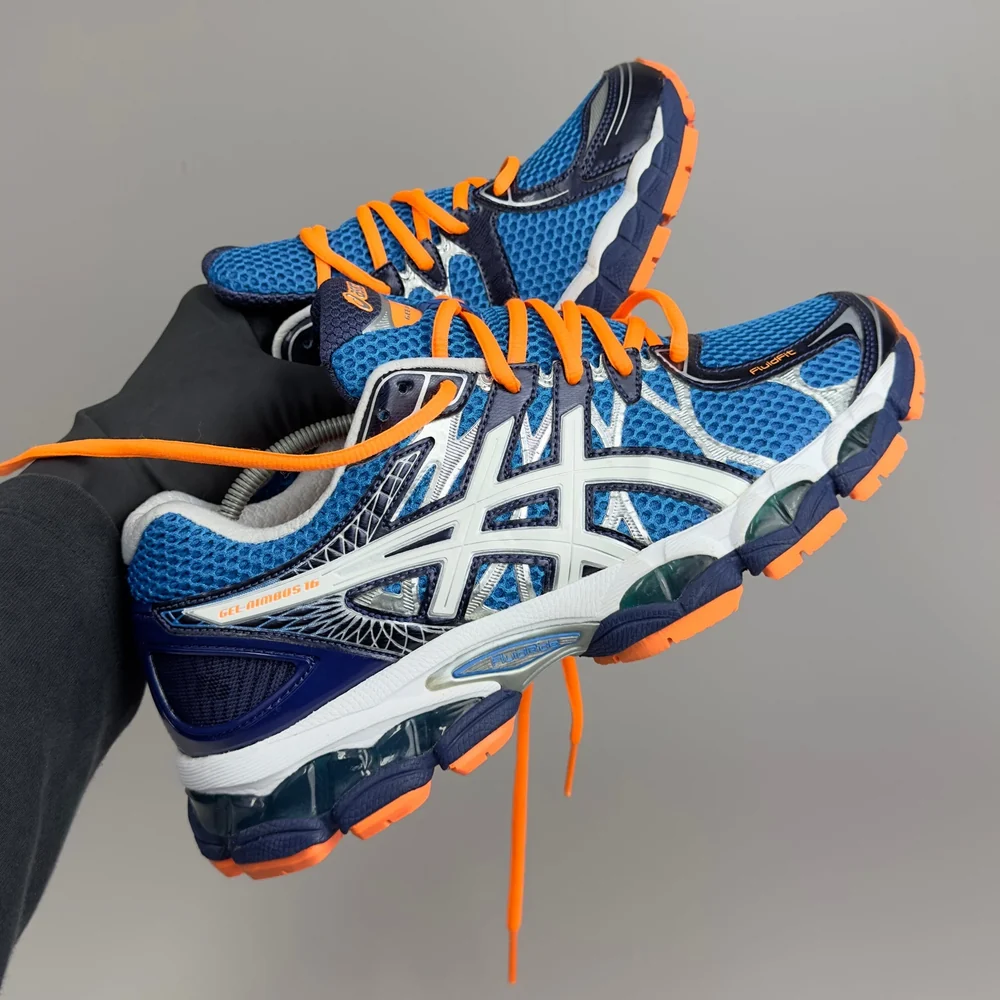 GEL Nimbus 16 — Bleu roi / Orange