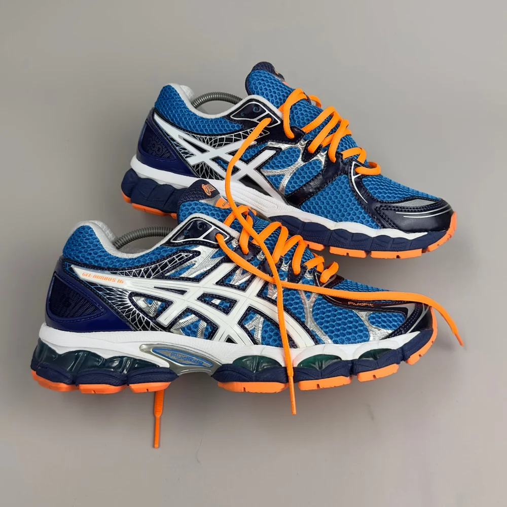 GEL Nimbus 16 — Bleu roi / Orange