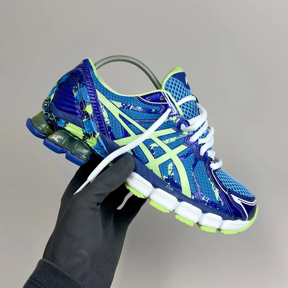 GEL Nimbus 16 — Bleu roi / Vert citron