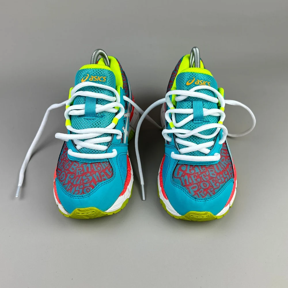 GEL Nimbus 16 — Turquoise / Corail / Vert anis